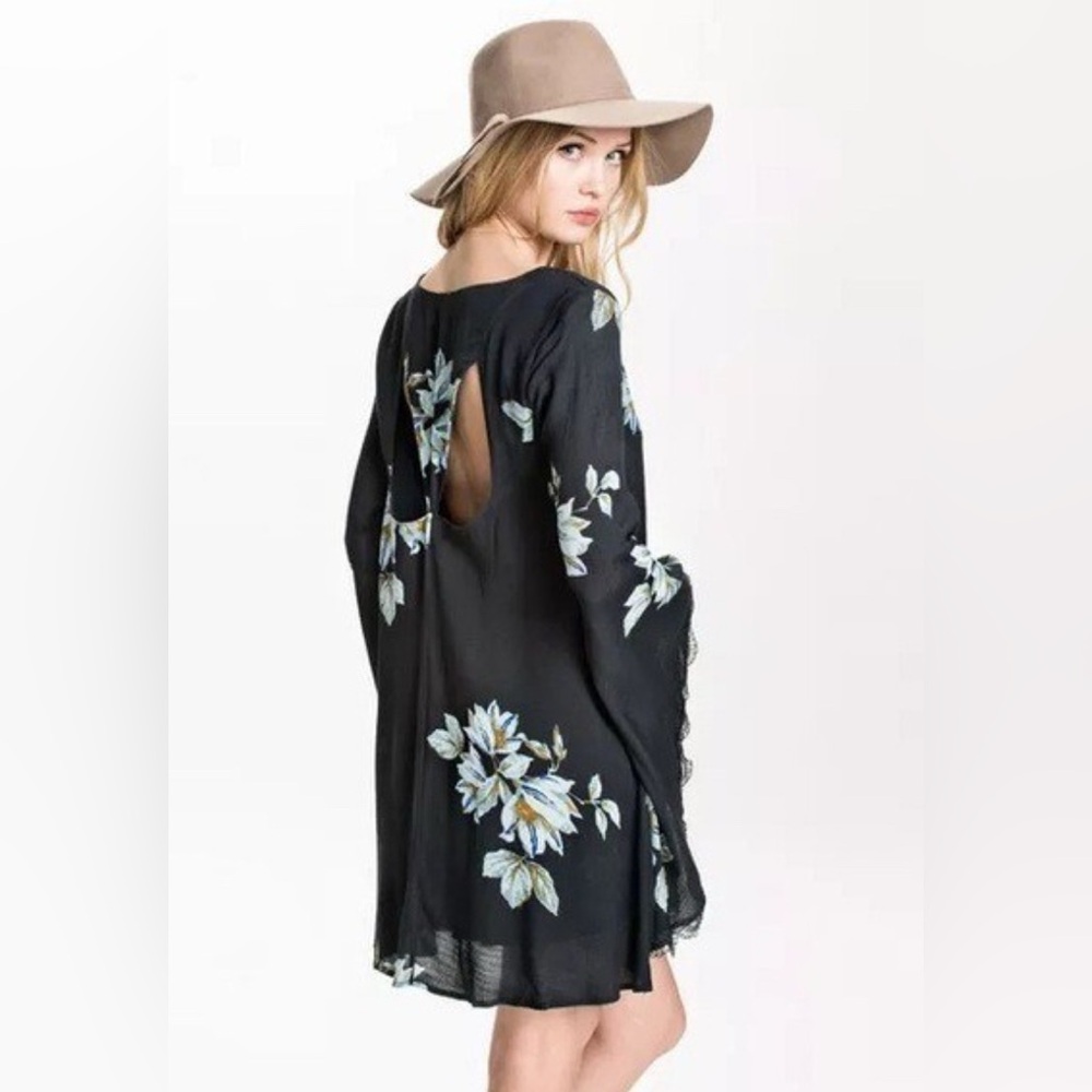 Free People Wanderer Floral Mini Dress Size XS